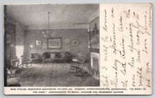 Robertson Sanitarium Atlanta GA Interior Main Parlor 1908 Postcard W25 picture