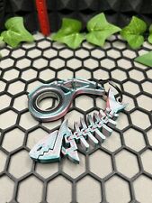 Keyrambit And Keychain Shark/Teal & Orange Red/TikTok/Infill 100% picture