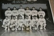 SCARCE CHINESE AMERICAN HISTORIC BASKETBALL TREAM PHOTO VINTAGE VERY RARE  picture