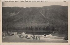 c1930s Cars,People Willey Camps,Crawford Notch,White Mts,New Hampshire Postcard picture