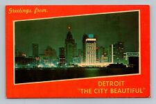 Greetings from Detroit, The City Beautiful Postcard picture