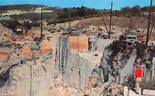 Barre VT Vermont Rock of Ages Granite Quarry Railroad Train Tracks Postcard D27 picture