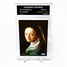 PORTRAIT OF A YOUNG WOMAN Johannes Vermeer 2023 GleeBeeCo Holo Card #PRJH-L /49 picture