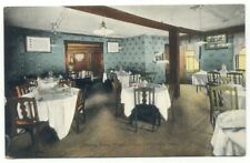 Concord MA Wright Tavern Dining Room Old Postcard - Massachusetts picture