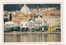 Greece,Aegean Sea Mitilini Lesvos ,Enchanting Mytilene Harbor Vintage Postcard  picture
