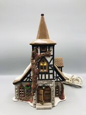 Vtg Dept 56 Dicken’s Village Series OLD MICHAEL CHURCH 1992 Christmas House picture