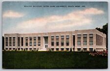 South Bend Indiana~Notre Dame University College~Biology Building~1930s Linen PC picture