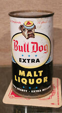 1950S BULL DOG EXTRA MALT LIQUOR FLAT TOP BEER CAN ACME LOS ANGELES CALIFORNIA picture