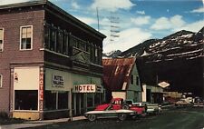 Postcard Valdez Alaska Town Located On Prince William Sound Hotel Valdez  1970