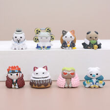 8Pcs/Set One Piece Cat Luffy Doflamingo Cute Mini Figure Model Toy Gift picture