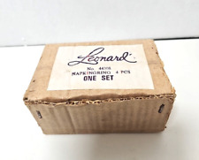 Vintage Leonard Brass Napkin Rings New Old Stock 44308 Set of (4) Sealed picture