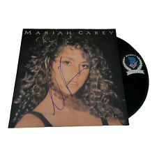 MARIAH CAREY SIGNED AUTOGRAPH 'MARIAH CAREY' ALBUM LP VINYL BAS BECKETT picture