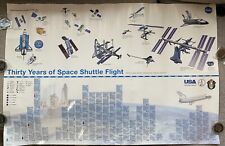 NASA -30 years of Space Shuttle Flight Poster Vintage  - RARE picture