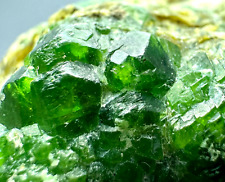 266 Ct. Rarest  Top Green Demantoid Garnet Crystals On Matrix From Kerman @IRN picture