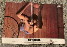 Nike Print Ad Vintage Magazine 1988 Air Force lll Alpha Force Shoes Barkley picture