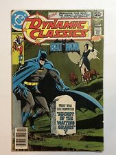 1978 DC -Dynamic Classics-#1-Bat-Man-Reprints-Secret of the Waiting Graves-Fine+ picture