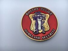 Boston Police Mass. challenge coin BRIC Boston Regional Intelligence Detective  picture