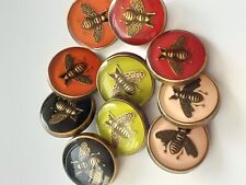 10  GUCCI Buttons   Bees 17 mm 0,6 inch 10  pcs mix picture