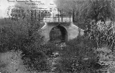 1911 ILLINOIS POSTCARD: CONCRETE BRIDGE, TRENTON, IL picture