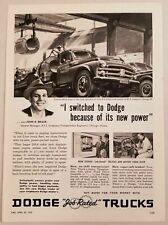 1953 Print Ad Dodge Job-Rated Trucks Model B-4 in Steel Plant picture