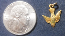 Vintage Holy Spirit Dove Medal, Holy Ghost 12K Gold Filled picture