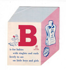 Vintage Nestle Baby Hair Treament LEAFLET / BROCHURE picture