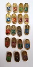 VTG Lot of 19 1980 Olympic Game Sporting Events Foreign MOCKBA Russia Pinbacks picture