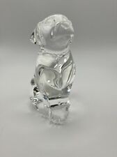 Steuben Art Glass Labrador Dog Loyal Companion Figurine Statue Rare GREAT picture