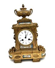 V&O Vignaud Vincinte And Cie Ormalu Gold Over Bronze Antique Clock France Signed picture