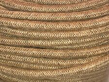 LINEN  Jute Cloth Covered 2-Wire Round Cord, 18ga. Vintage style Pendant wire picture