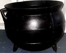 Antique #10 Cast Iron Cauldron seasoned, and ready for use. picture