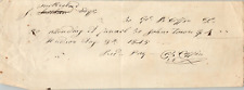 Handwritten Receipt Antique 1845 George B Coffin Johnstown picture