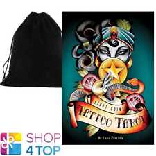 EIGHT COINS TATTOO TAROT DECK CARDS LANA ZELLNER US GAMES NEW WITH VELVET BAG picture