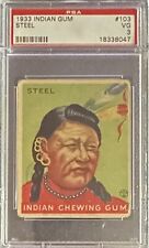 1933 Indian Gum #103 Steel PSA 3 Series of 264 picture