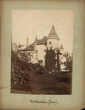 France, Succieu, Château de Millassière vintage albumen print albumin print print picture