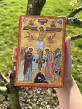 The Crucifixion Of Jesus Christ Handmade Icon picture