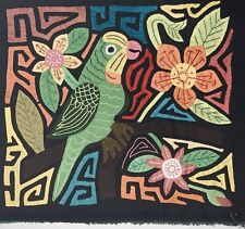 MOLA Art Vintage From Panama LOT OF 3 BIRDS Skillfully Stitched EXQUISITE  picture