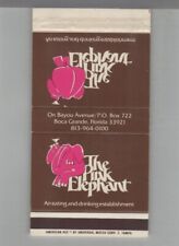 Matchbox Cover The Pink Elephant Boca Grande, FL picture