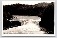 1950s Falls at Flood Stage Cumberland State Park Photo Kentucky KY RPPC Postcard picture