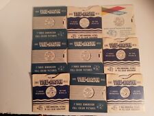 Lot Of 9 View Master US  States Reels Great Smokies Colorado Alaska Wisconsin picture