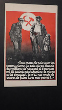 1930 Mint Belgium Postcard Communist Party Quote Hammer Sickle picture