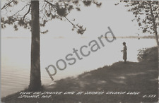 SATHER'S LACONIA LODGE, Spooner WI, L.L. Cook Co RPPC postcard j275 picture