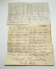 original 1800s documents picture