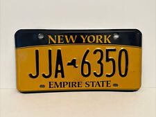 NEW YORK EMPIRE STATE  LICENSE PLATE - BLUE/GOLD - JJA-6350 picture