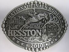 National Finals Rodeo Hesston 2010 NFR Adult Cowboy Buckle New AGCO PRCA Vegas picture