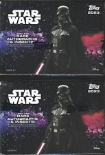 2023 Star Wars Flagship TWO Retail Blaster Box 70 Cards x2 Gold Refractor Insert picture