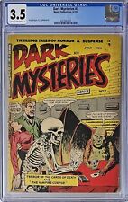 Dark Mysteries #7 CGC 3.5 Master 1952 Golden Age Pre-Code Horror  picture