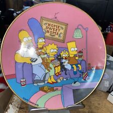 The Simpsons Decorative Plate “A Family For The 90’s” 1991 Franklin Mint picture