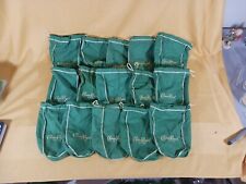 Lot of 15 Crown Royal Small Green Drawstring Bags   picture
