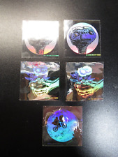 E.T. the Extraterrestrial Holographic Sticker Lot (5) - Vintage - Universal 1982 picture